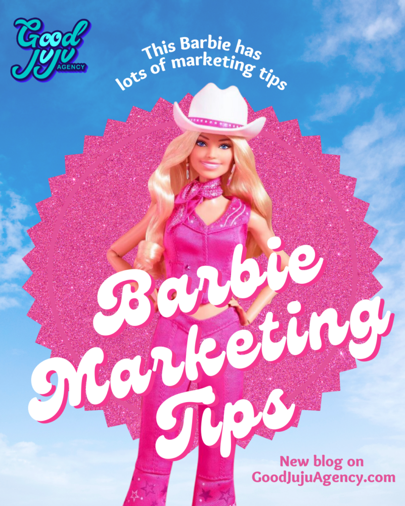 Barbie Marketing Tips. This Barbie has lots of marketing tips.